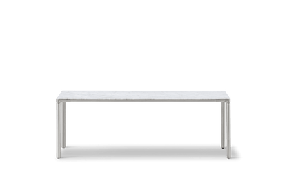 Fredericia Piloti Alu Table 120 × 39 cm. Velg understell og bordplate