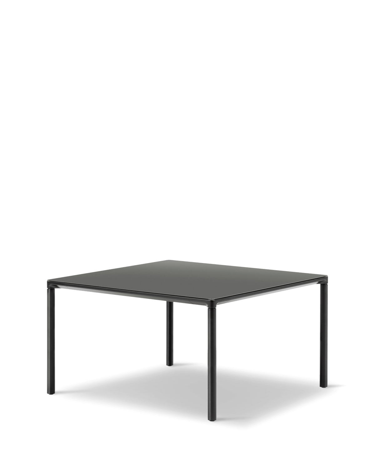 Fredericia Piloti Alu Table 75 × 75 cm. Velg understell og bordplate