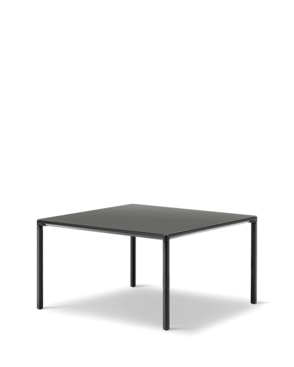 Fredericia Piloti Alu Table 75 × 75 cm. Velg understell og bordplate