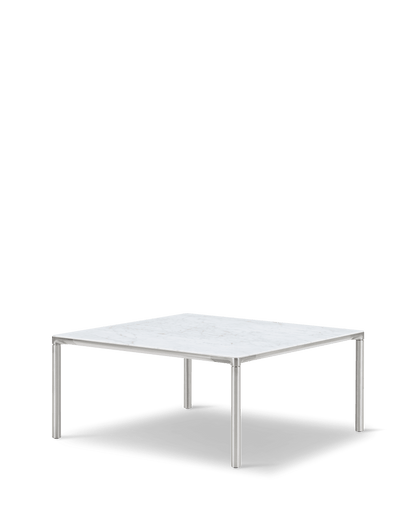 Fredericia Piloti Alu Table 75 × 75 cm. Velg understell og bordplate