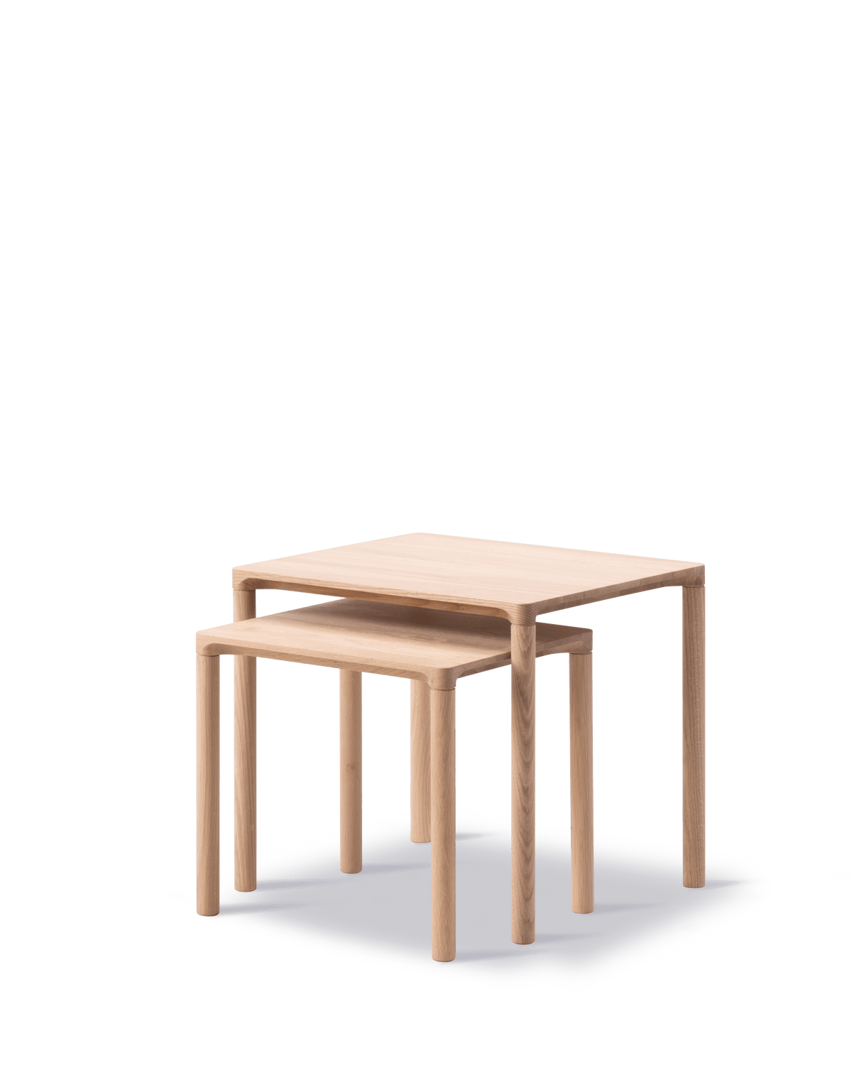 Fredericia Piloti Wood Coffee Table sett med bord. Velg kombinasjon og treverk