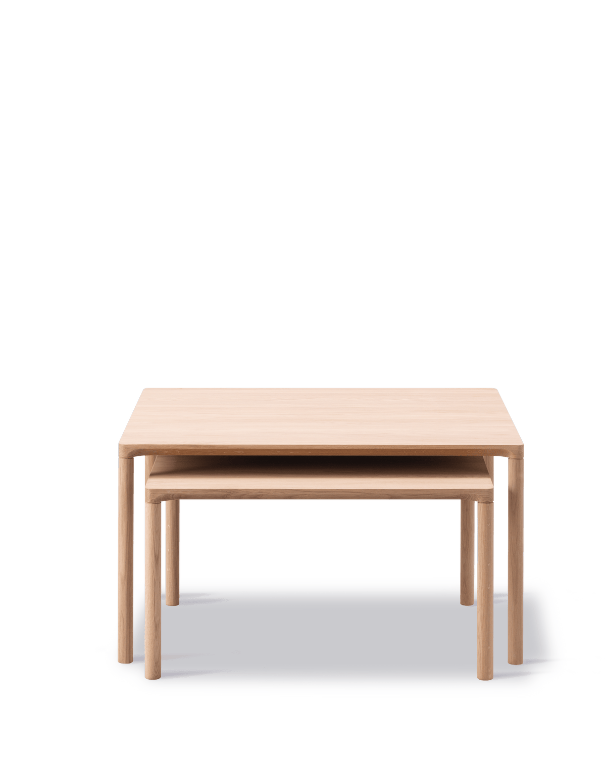 Fredericia Piloti Wood Coffee Table sett med bord. Velg kombinasjon og treverk.