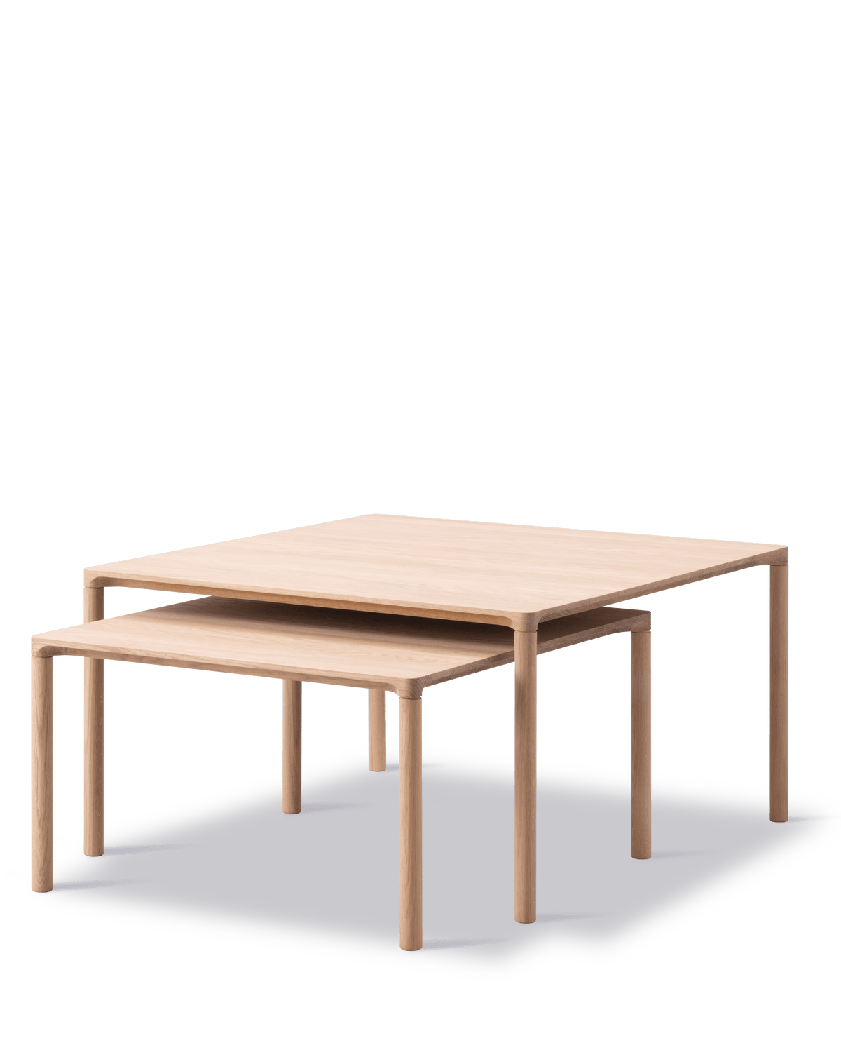 Fredericia Piloti Wood Coffee Table sett med bord. Velg kombinasjon og treverk