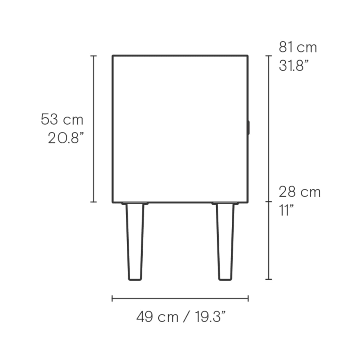 Carl Hansen CH825 Credenza skjenk – måltegning