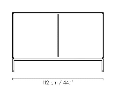Carl Hansen FK632110F FK63 dyp gulvstående reol 72,5x112x36 cm – måltegning