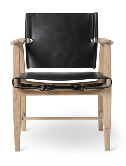 Carl Hansen BM1106 Huntsman Chair spisestol – Beslag: rustfritt stål, eik, hvitolje