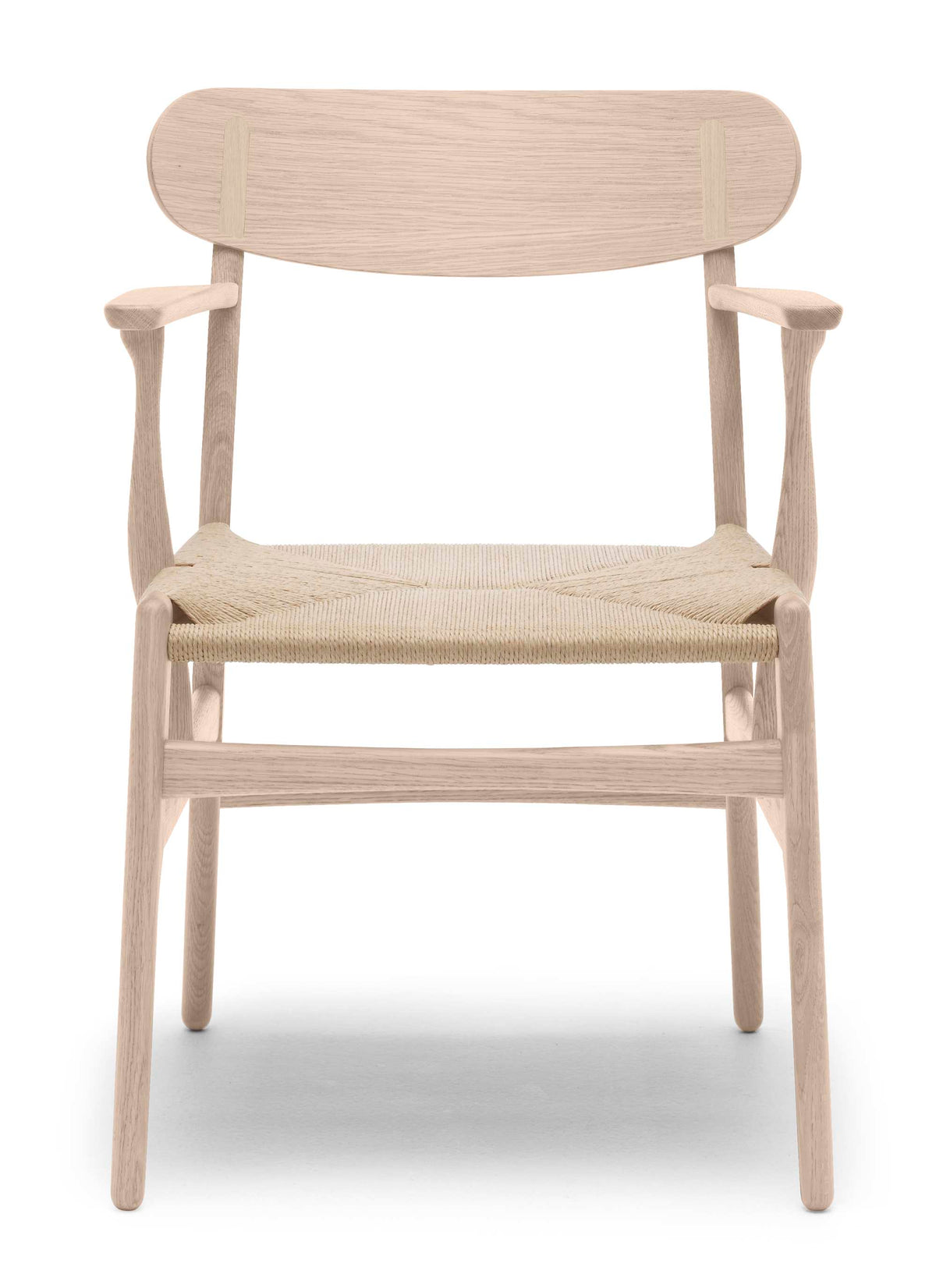 Carl Hansen CH26 – eik, såpe, naturfarget papirgarn