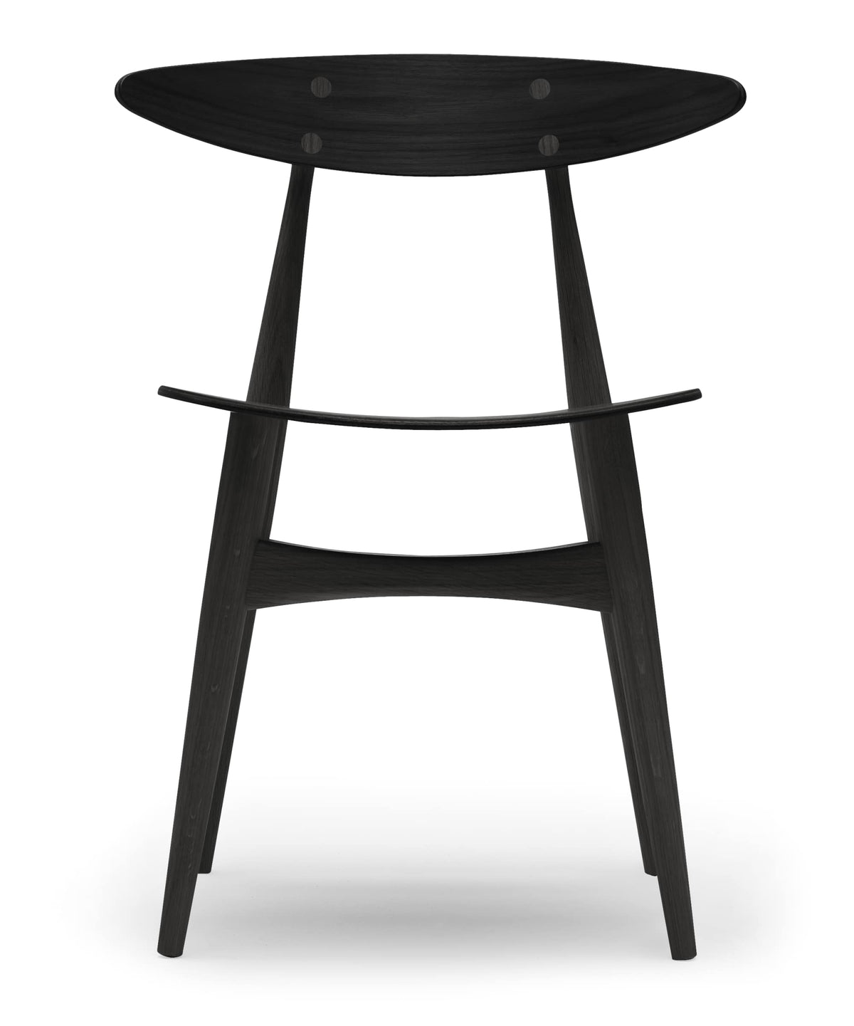 Carl Hansen CH33T – eik, svart (malt)
