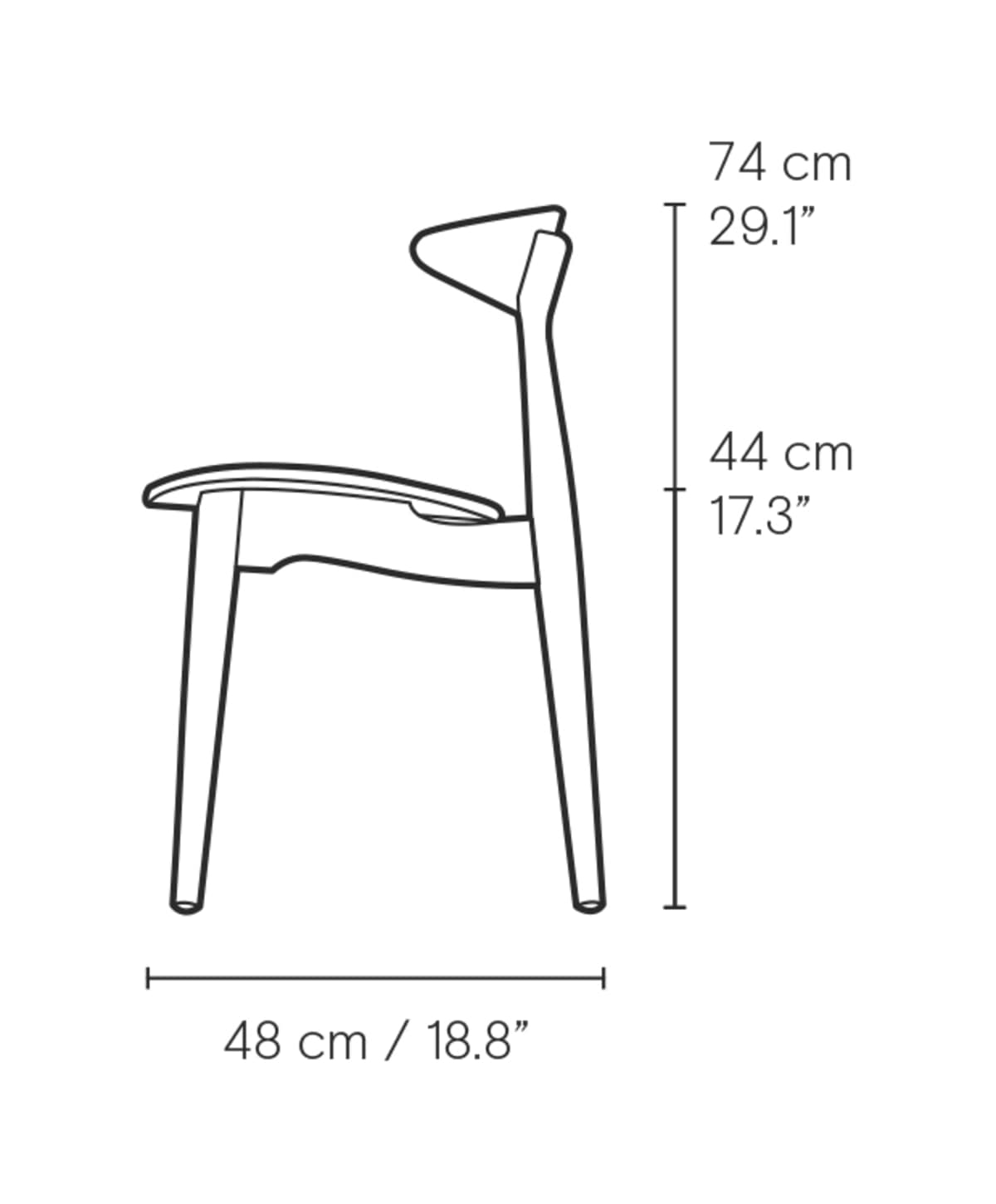 Carl Hansen CH33T – måltegning
