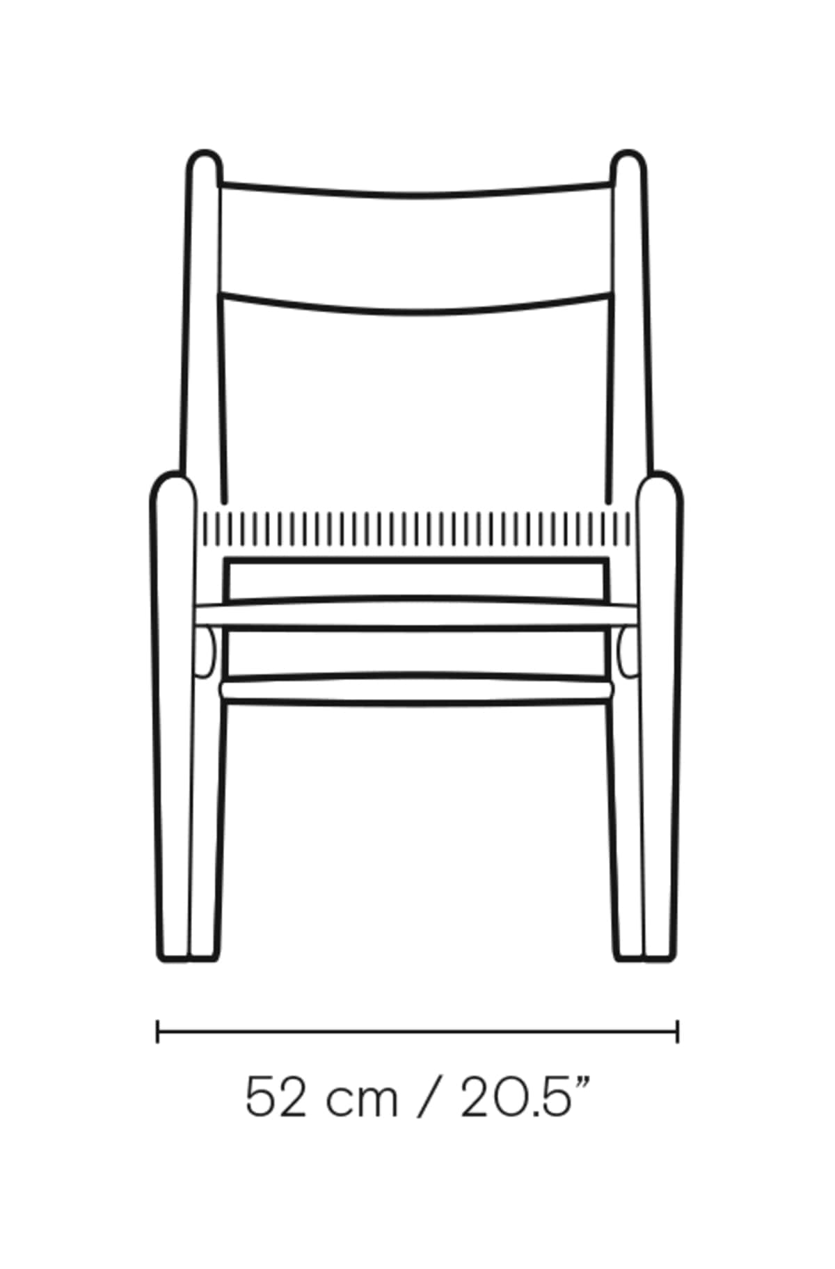 Carl Hansen CH36 – måltegning