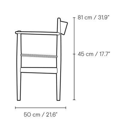 Carl Hansen CH37 – måltegning