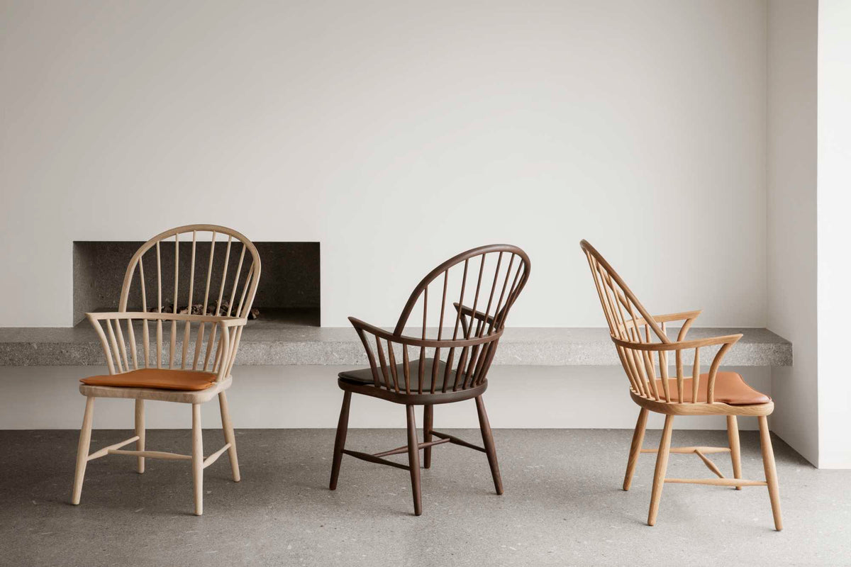 Carl Hansen CU FH38 pute til Windsor Chair – miljøbilde
