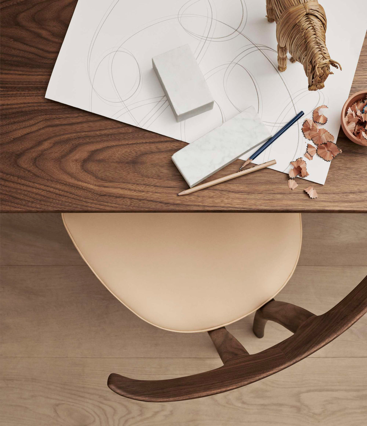 Carl Hansen OW58 T-Chair spisestol – miljøbilde