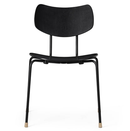 Carl Hansen VLA26T Vega Chair spisestol – Ramme: svart pulverlakkert stål, eik, svart (malt)