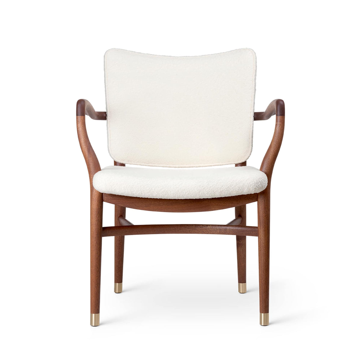 Carl Hansen VLA61 Monarch Chair spisestol – mahogni, olje, Tekstilgruppe 1