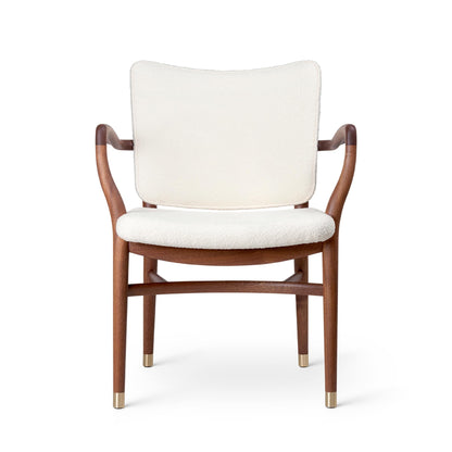 Carl Hansen VLA61 Monarch Chair spisestol – mahogni, olje, Tekstilgruppe 1