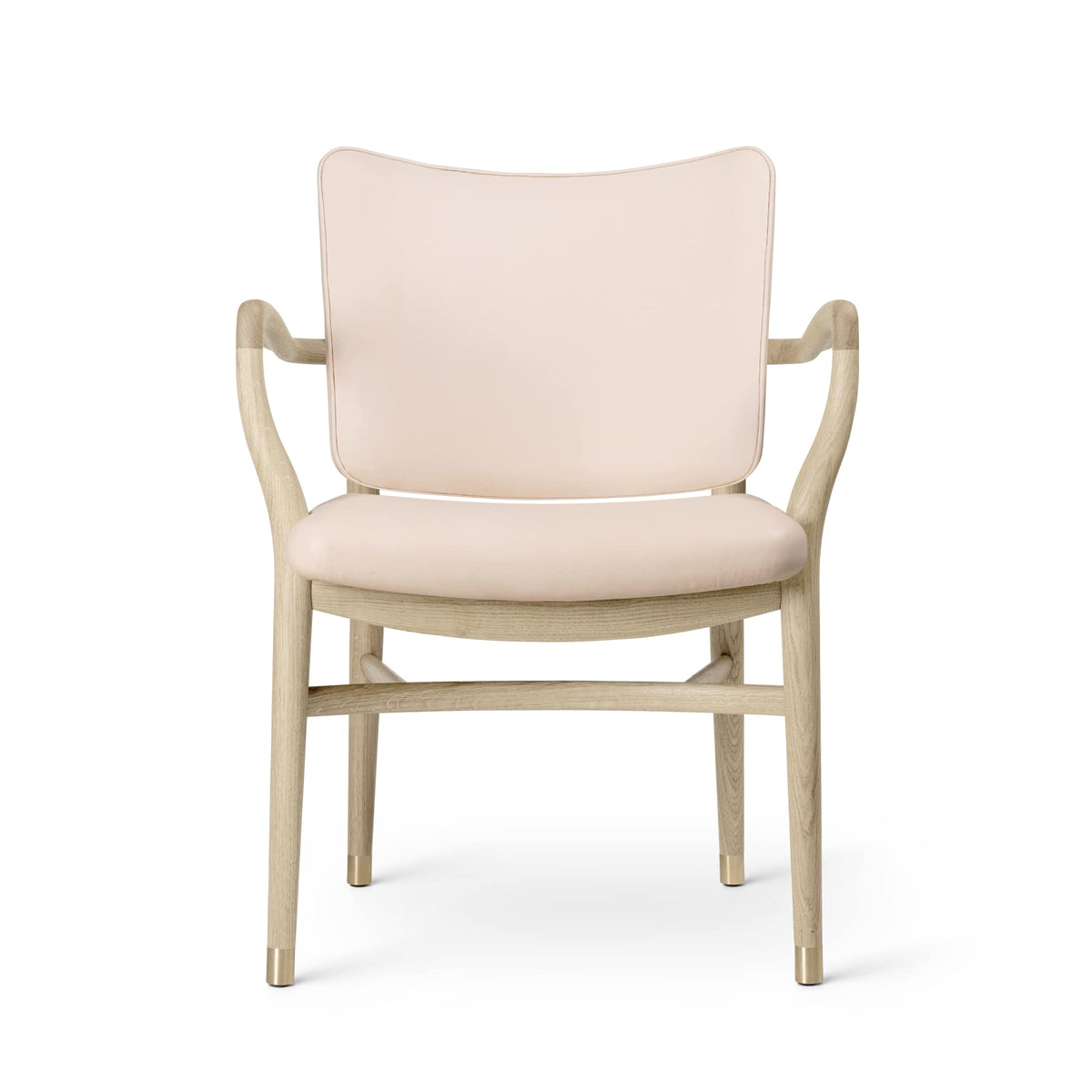 Carl Hansen VLA61 Monarch Chair spisestol – eik, såpe, Tekstilgruppe 1