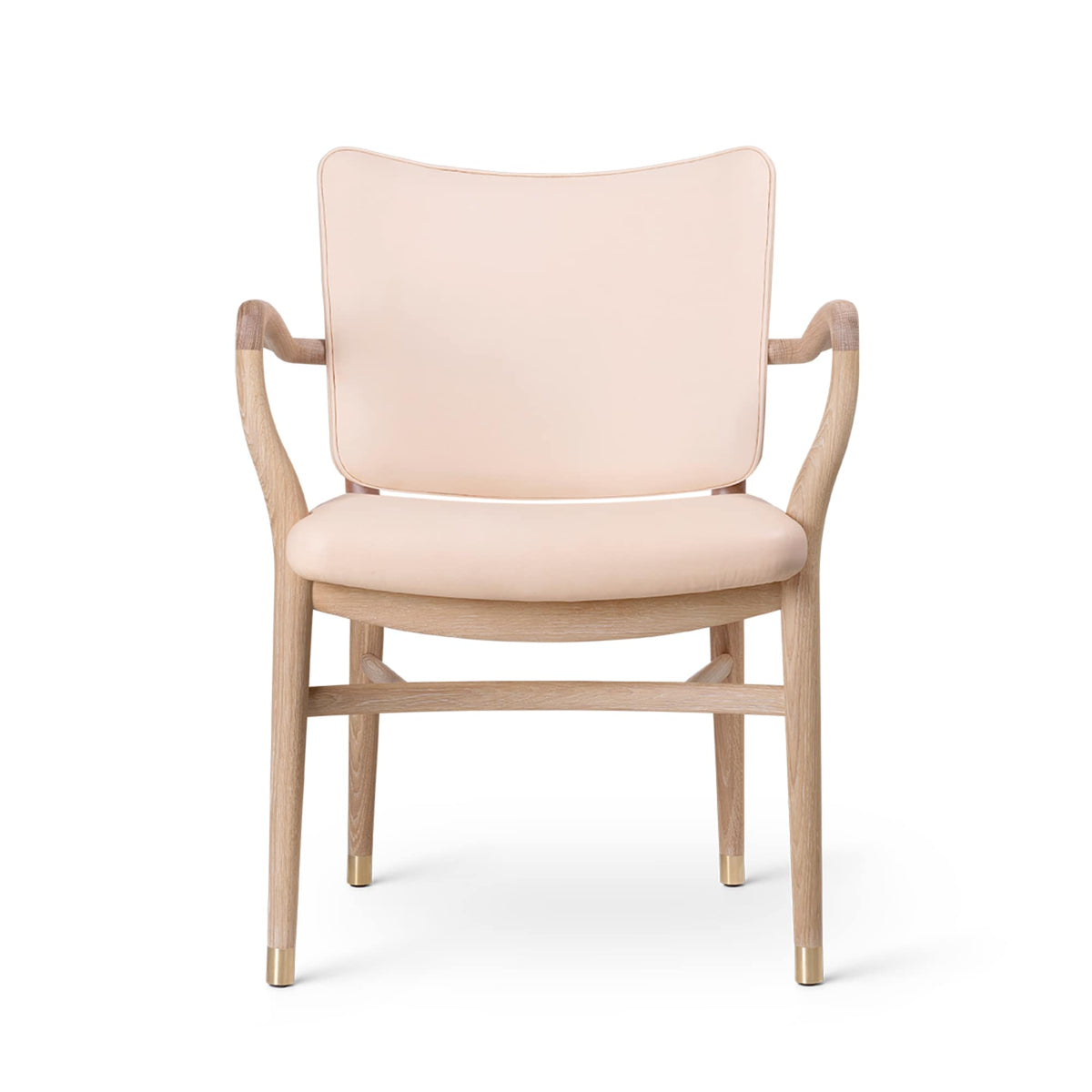 Carl Hansen VLA61 Monarch Chair spisestol – eik, hvitolje, Tekstilgruppe 1
