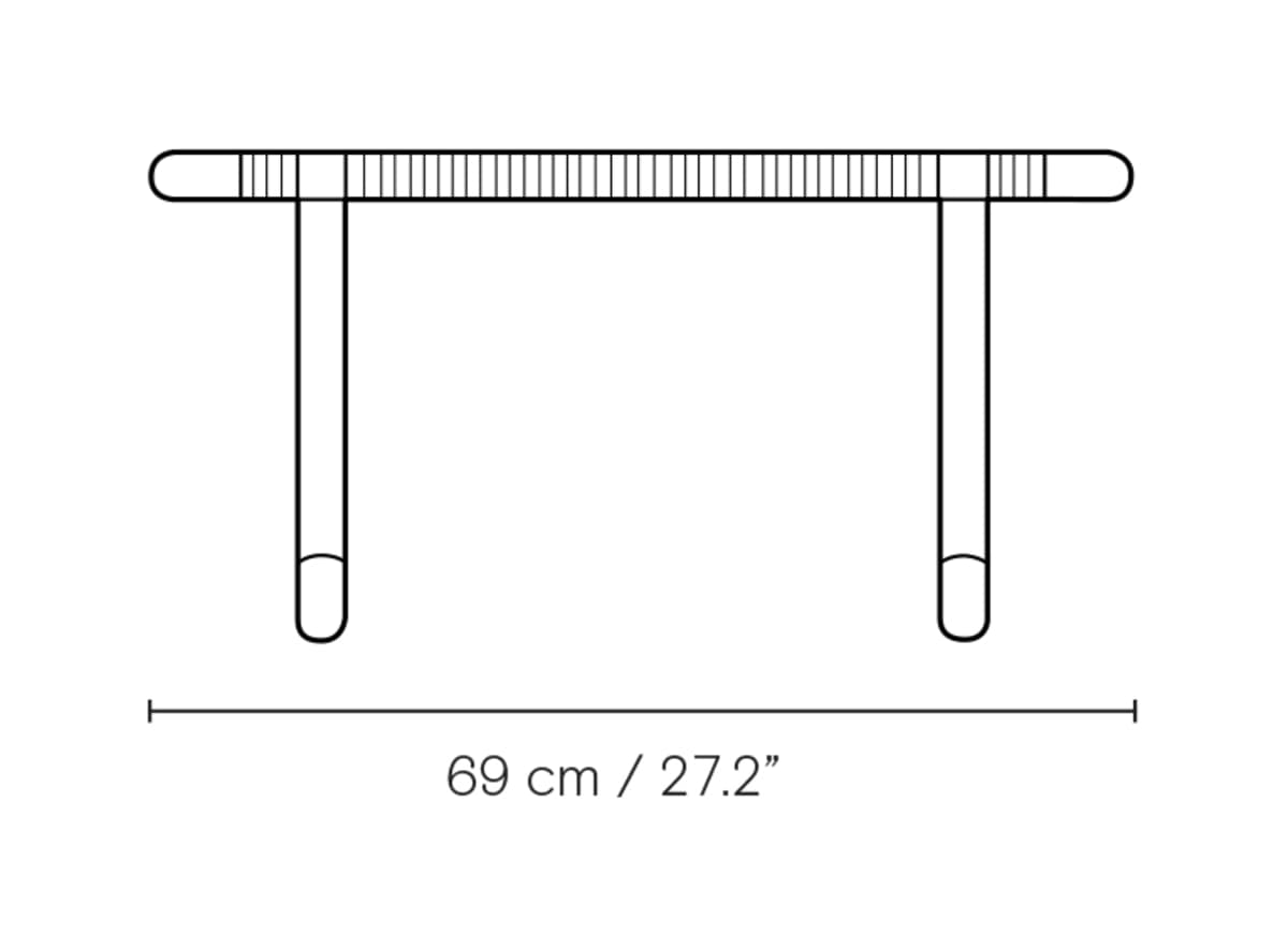 Carl Hansen BM0488S Table Bench bordbenk – måltegning