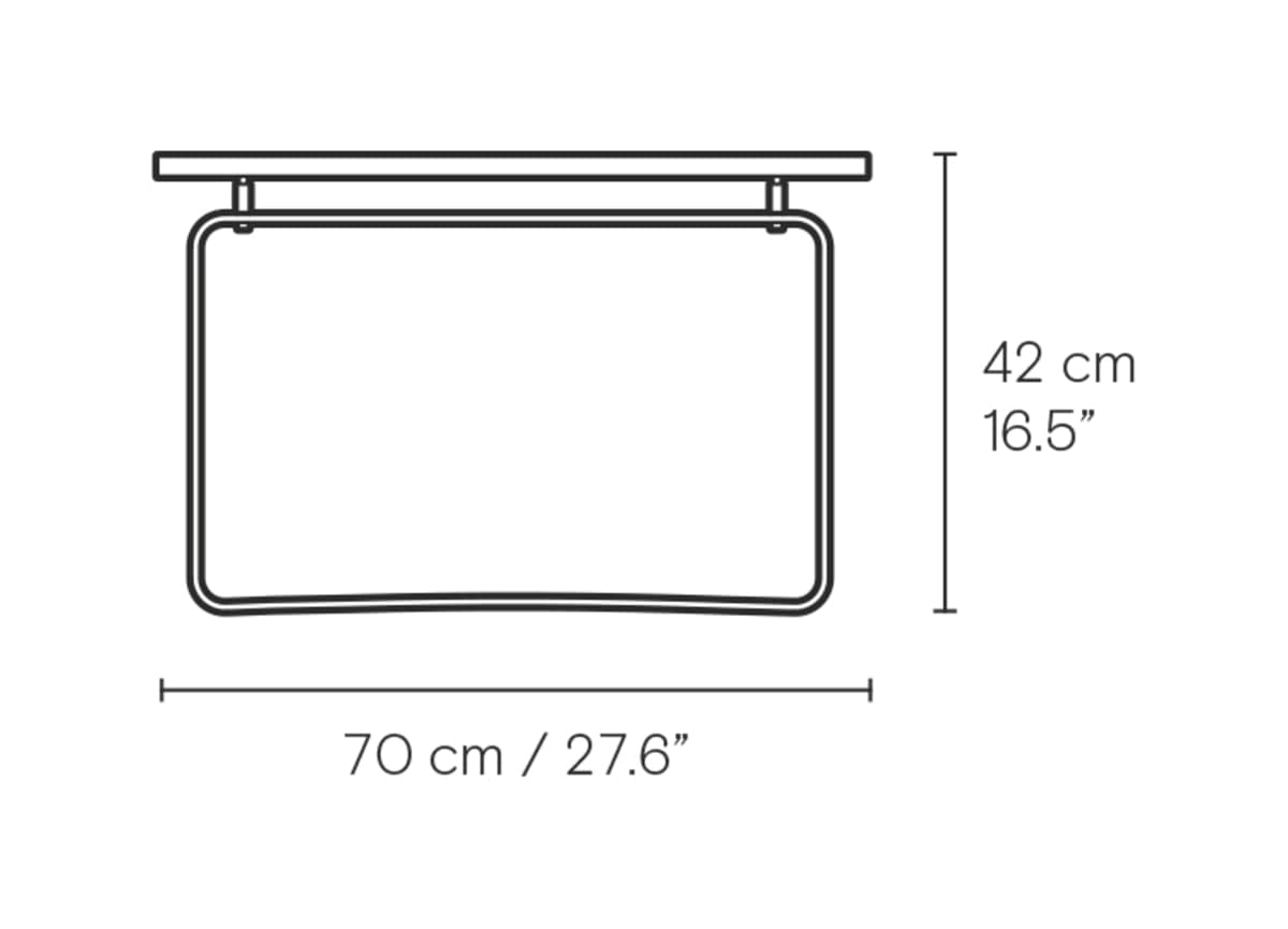 Carl Hansen CH108 sofabord – måltegning