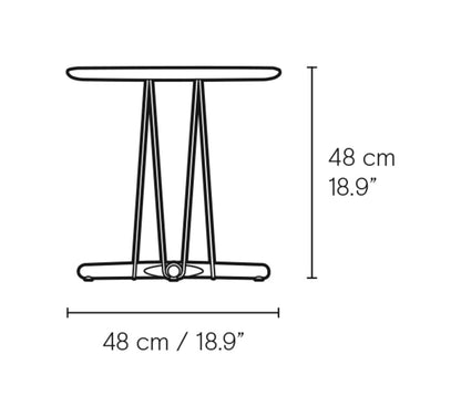 Carl Hansen E021 Embrace Lounge Table sofabord – måltegning
