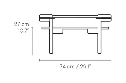 Carl Hansen RF1905M bordplate i marmor til RF1905 – måltegning