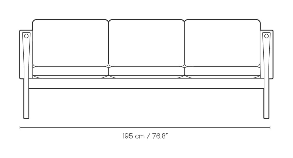 Carl Hansen CH163 – måltegning