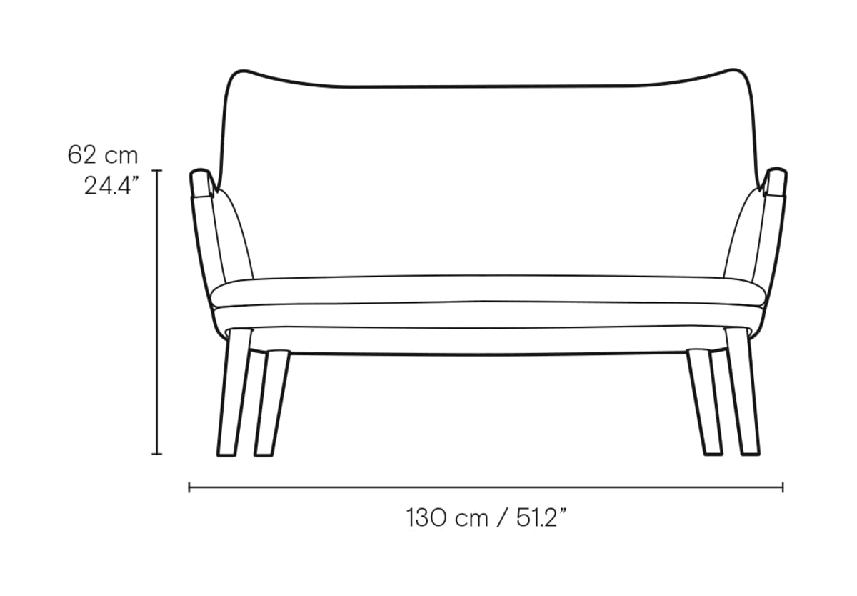 Carl Hansen CH72 sofa – måltegning