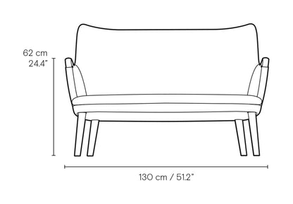 Carl Hansen CH72 sofa – måltegning