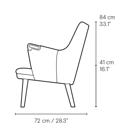 Carl Hansen CH72 sofa – måltegning