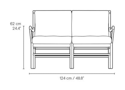 Carl Hansen CU OW149-2 putesett (bilde viser sofaen med puter) – måltegning