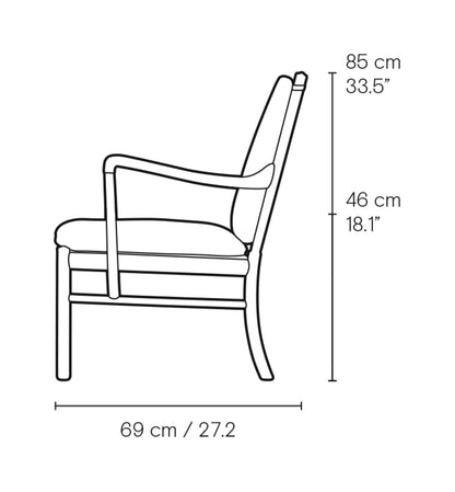 Carl Hansen CU OW149-2 putesett (bilde viser sofaen med puter) – måltegning