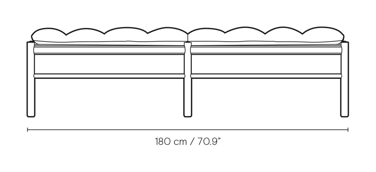 Carl Hansen OW150 dagseng – måltegning