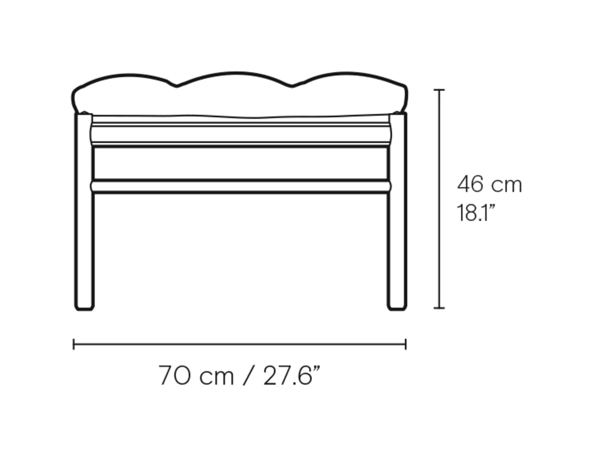 Carl Hansen OW150 dagseng – måltegning