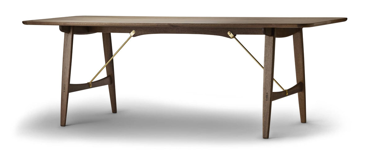 Carl Hansen BM1160 Hunting Table spisebord – 210x82 cm, Valnøtt, lakk