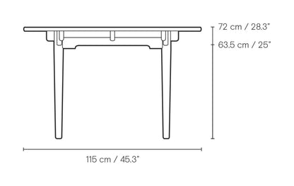 Carl Hansen CH337 spisebord – måltegning