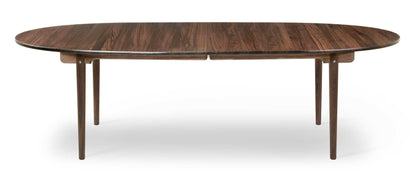 Carl Hansen CH339 spisebord – Med uttrekk til to ileggsplater, Valnøtt, lakk