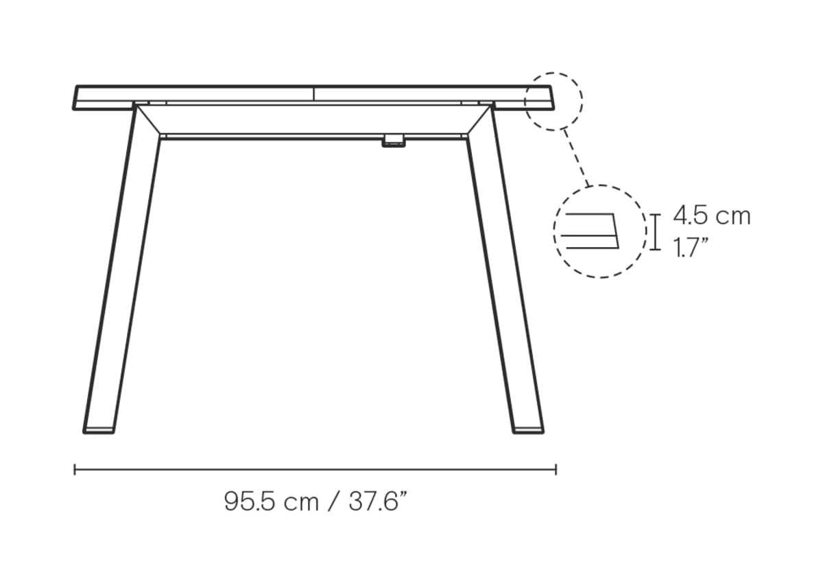 Carl Hansen SH900 Extend spisebord – måltegning