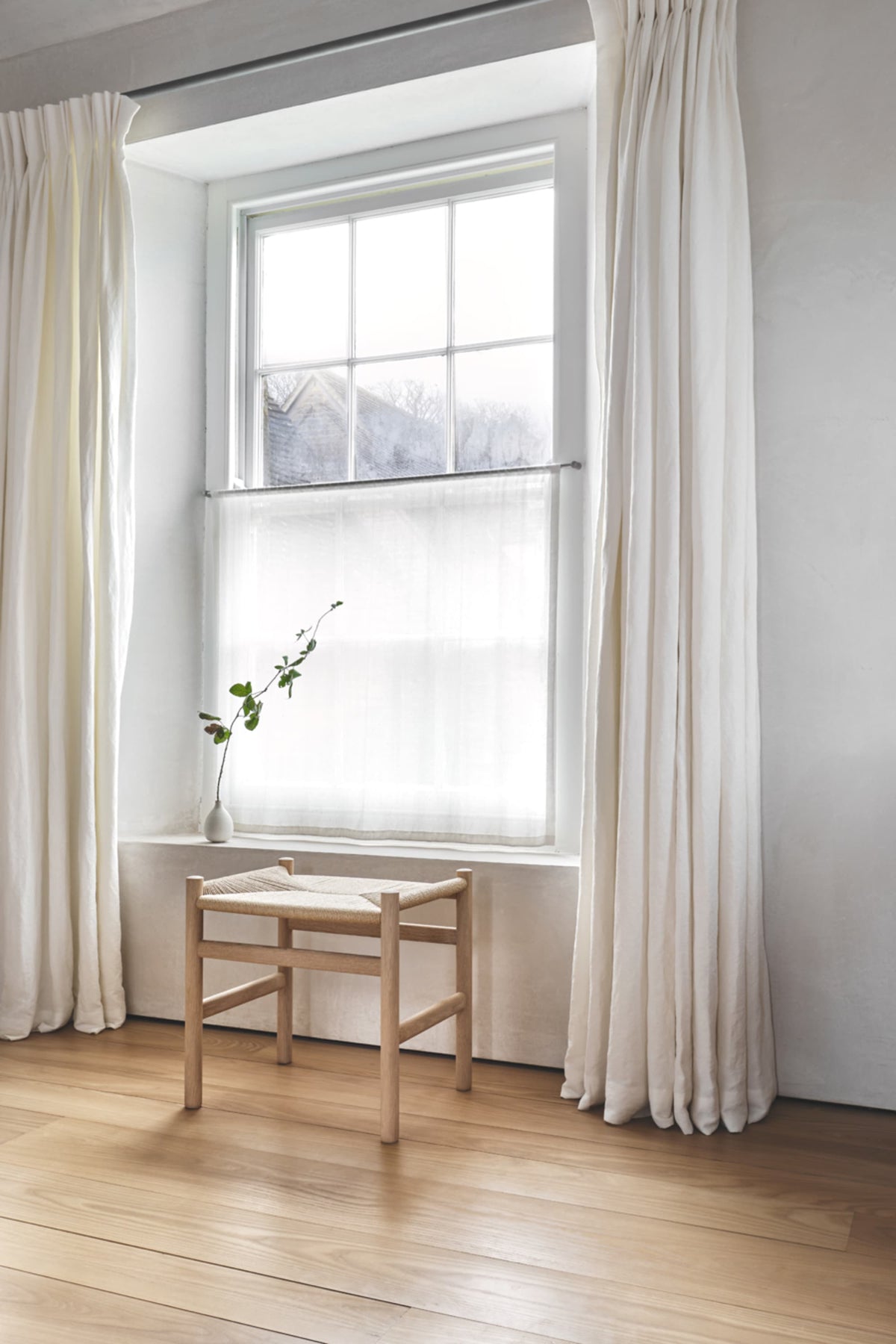 Carl Hansen CH53 fotskammel – miljøbilde