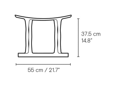 Carl Hansen OW2000 Egyptian Folding Stool – måltegning