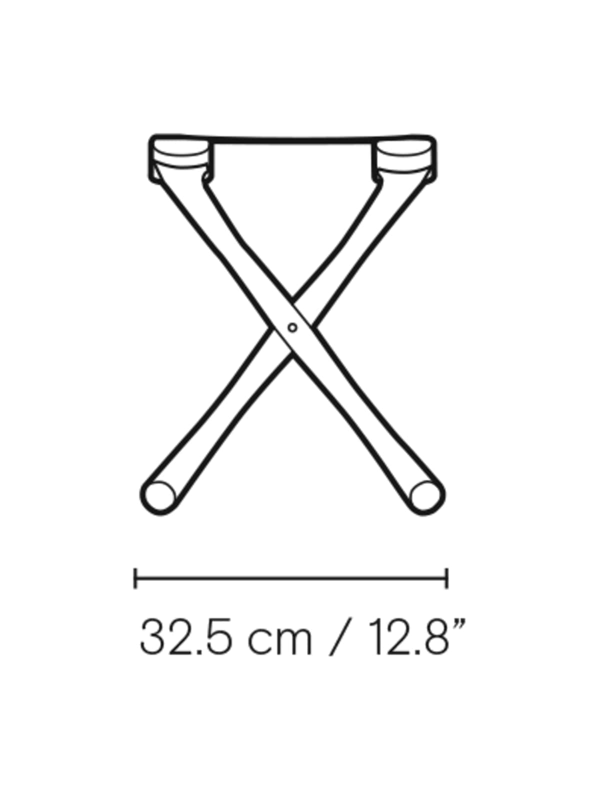 Carl Hansen OW2000 Egyptian Folding Stool – måltegning