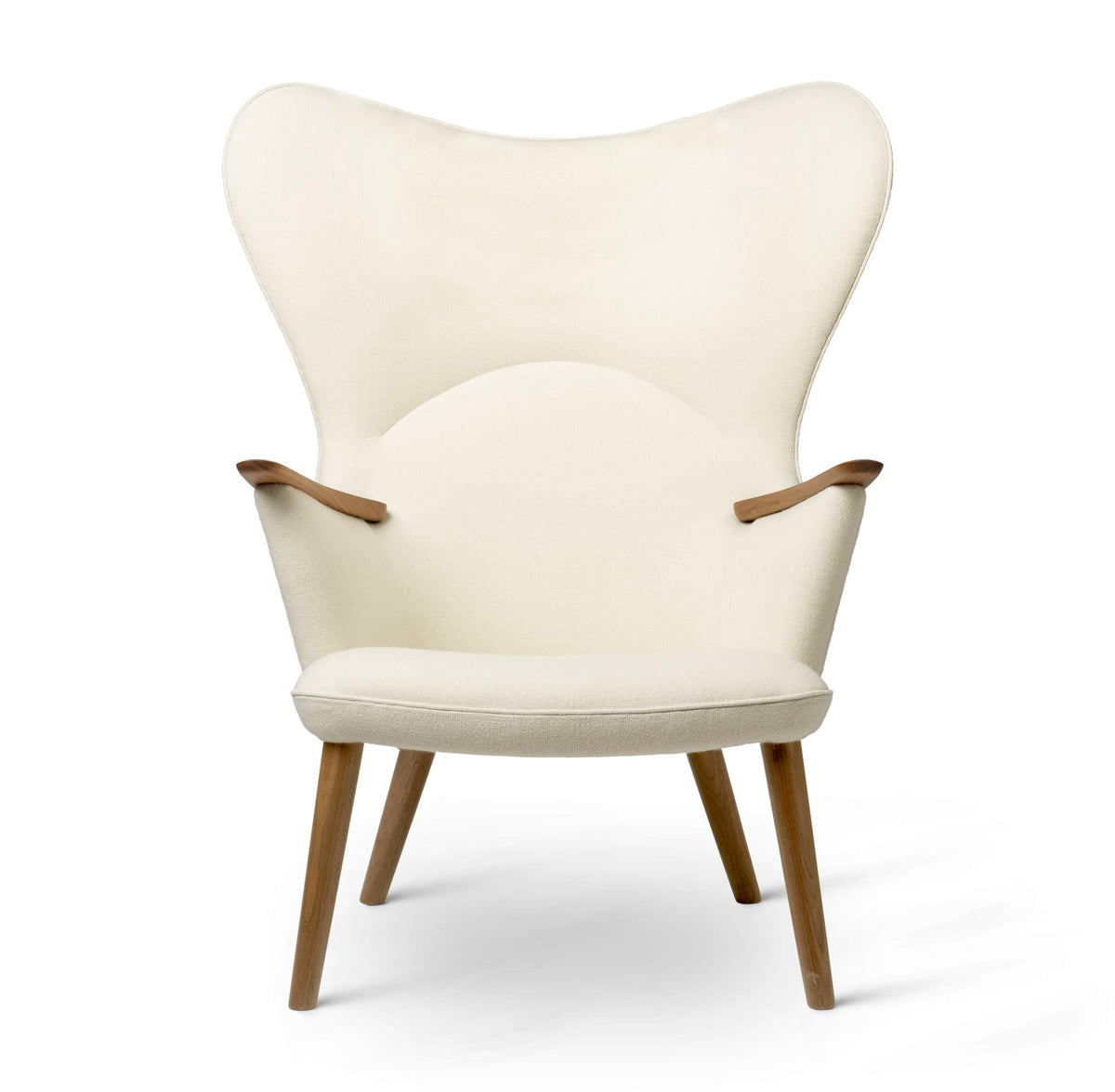 Carl Hansen CH78 Mama Bear – valnøtt, lakk, tekstilgruppe 1