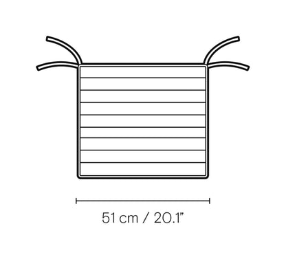 Carl Hansen CU AH601S setepute til AH601 – måltegning