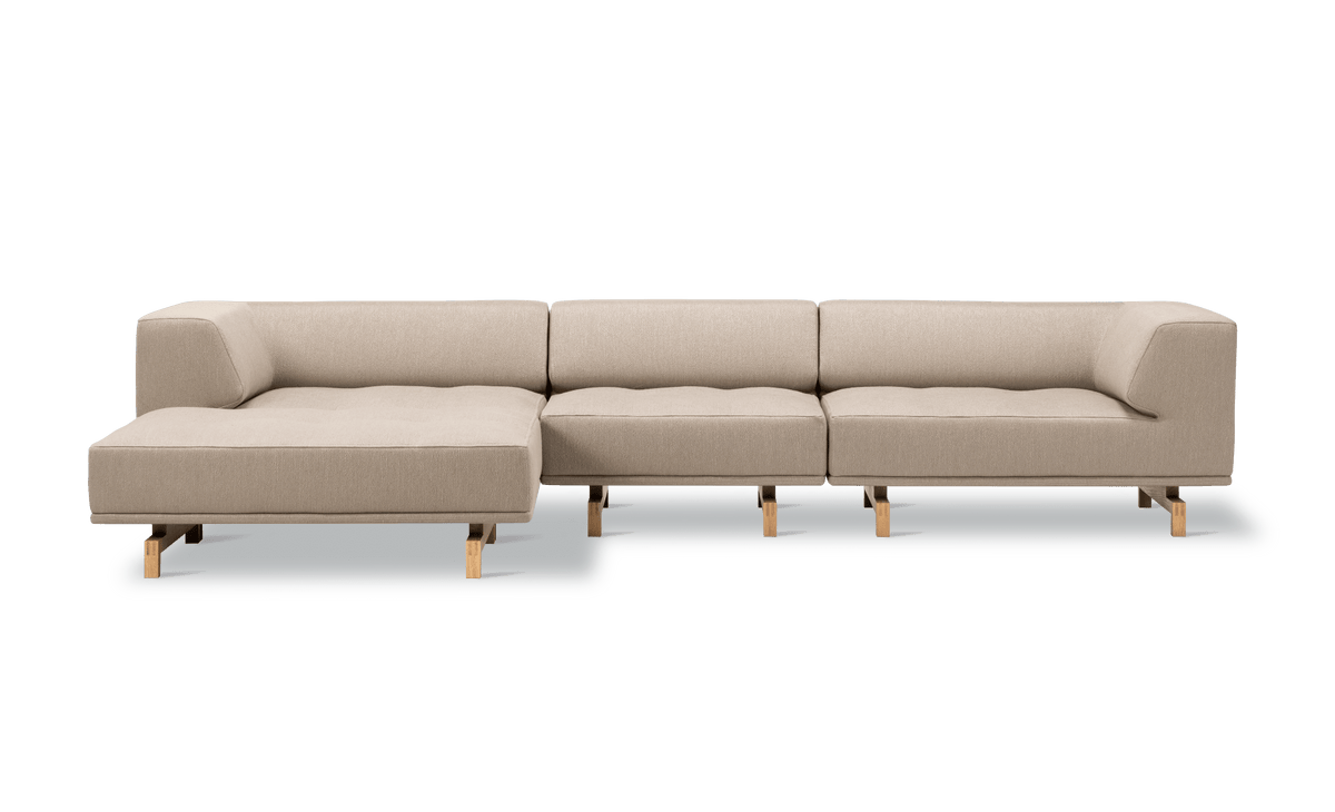 Fredericia Delphi Elements konfigurasjon A, 325 × 170 cm. Velg tekstil