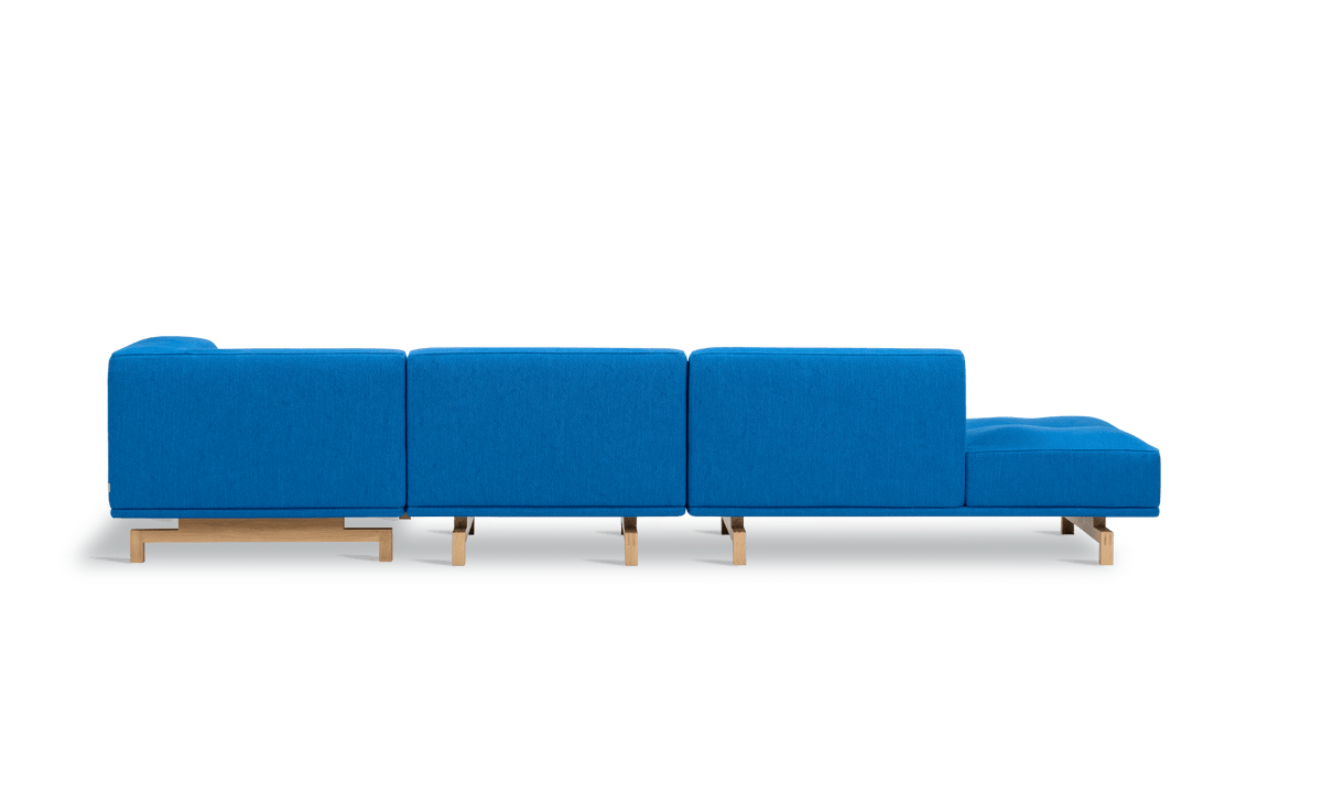 Fredericia Delphi Elements konfigurasjon H, 320 × 145 cm. Velg tekstil