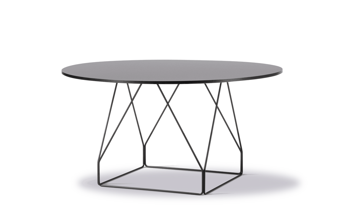 Fredericia JG Table Ø140 cm. Velg understell og bordplate