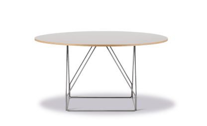 Fredericia JG Table Ø140 cm. Velg understell og bordplate