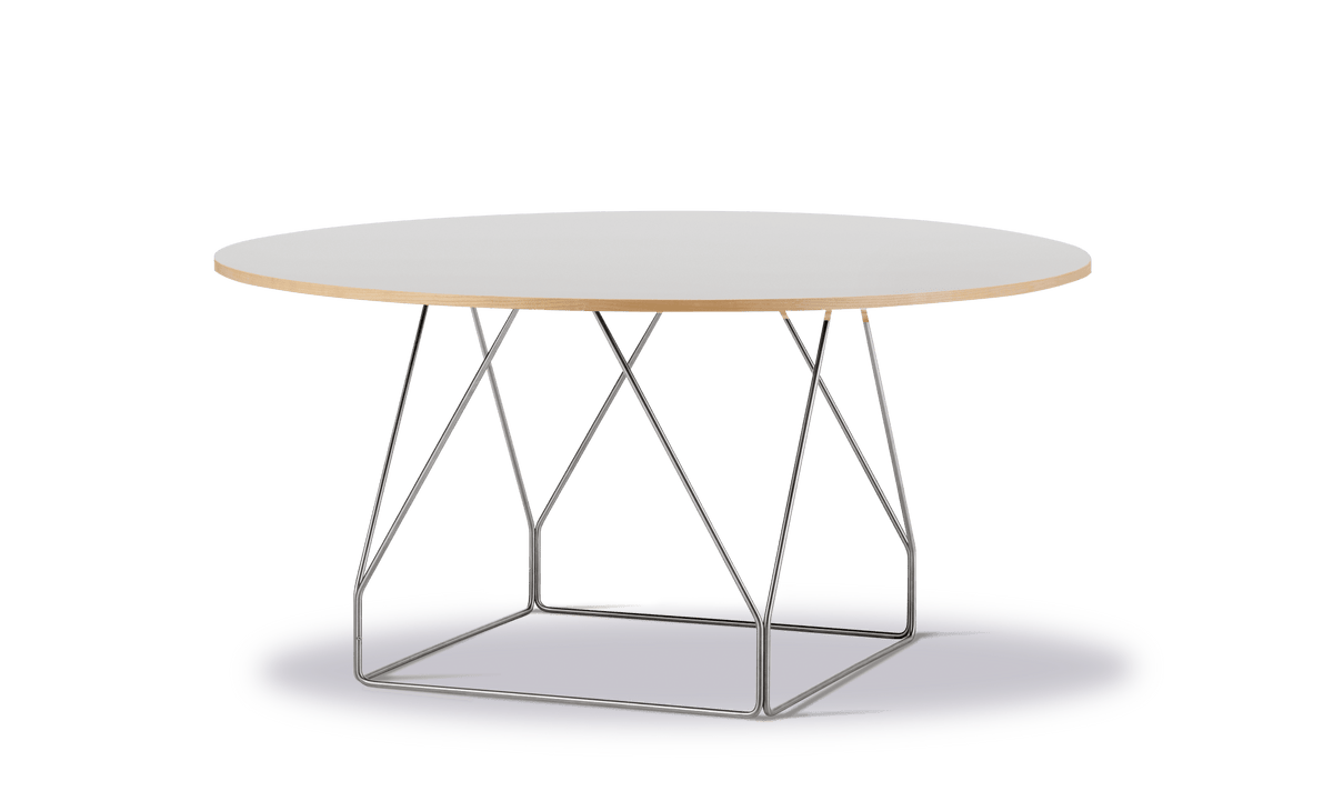 Fredericia JG Table Ø140 cm. Velg understell og bordplate