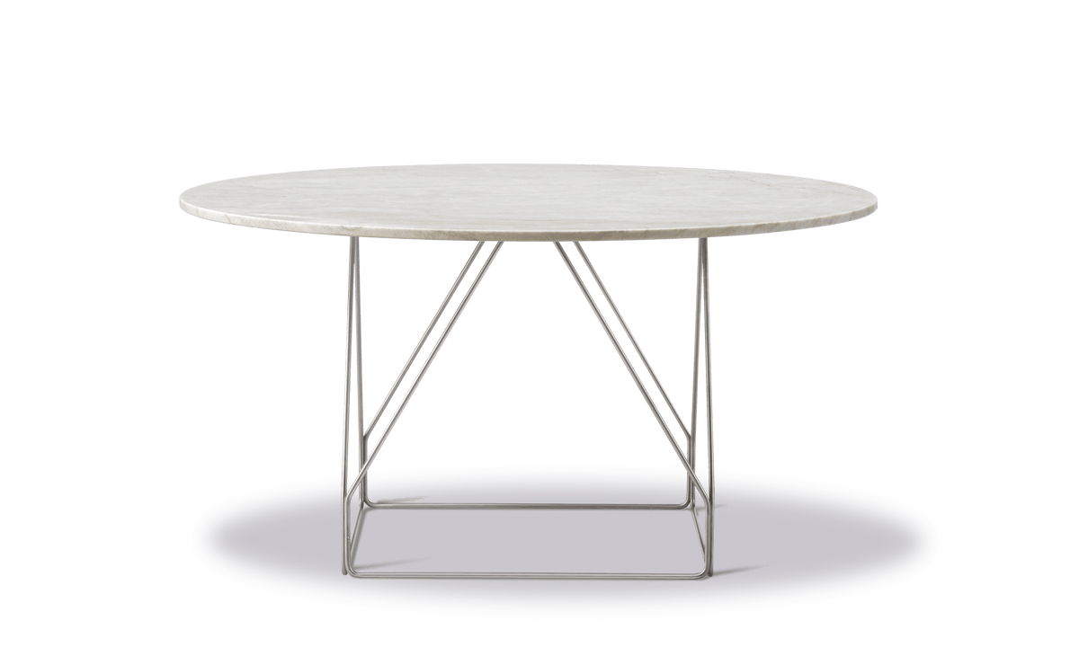 Fredericia JG Table Ø140 cm. Velg understell og bordplate