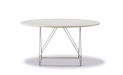 Fredericia JG Table Ø140 cm. Velg understell og bordplate